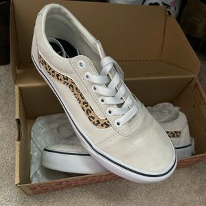 Leopard print vans